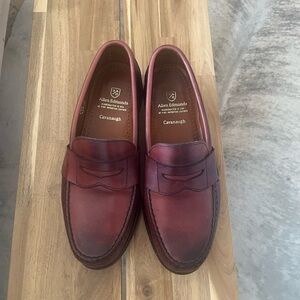 Allen Edmonds Cavanaugh Dark Red Loafers